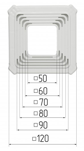 Платформа универсальная квадратная  50-90