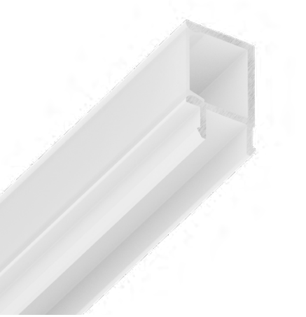Профиль Kraab MADERNO вставка в конструкционный профиль для формирования горизонтальной подсветки, белая