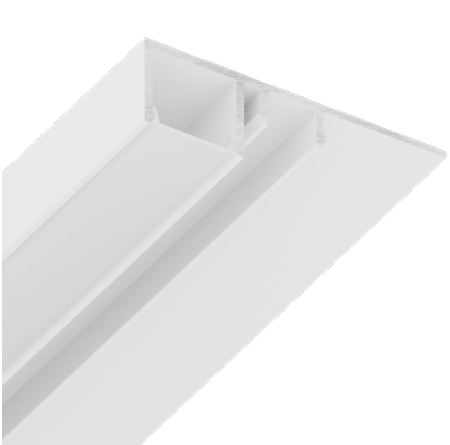 Профиль Kraab MADERNO вставка в конструкционный профиль для формирования вертикальной подсветки, белая
